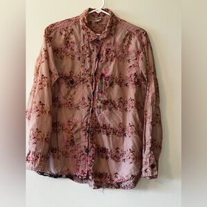 Magnolia Pearl Shirt Distressed some patches removed